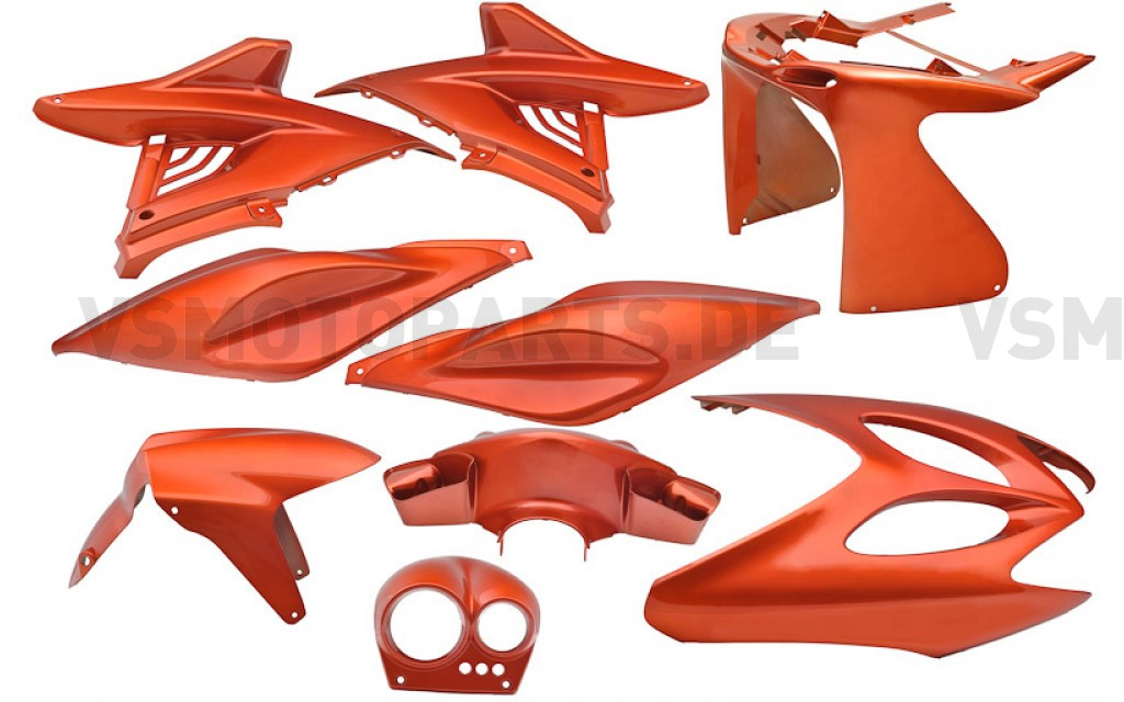 Karosserie Set Orange Metallic Yamaha Aerox