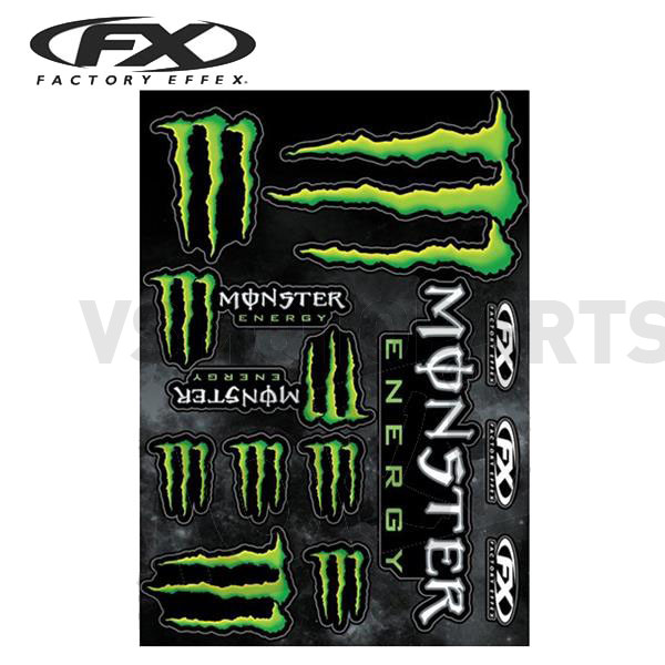 Monster Energie Stickerset 30x45