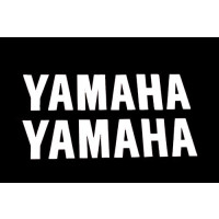 Stickerset Yamaha Weiß