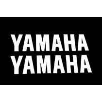Stickerset Yamaha Weiß