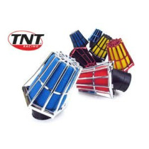 TNT Powerfilter Chrom mit schwarzem Schwamm.